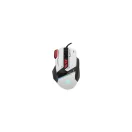 BARACUDA W029909 MANTA-W, BGM-042W gamer egér,8D, fehér, 12800 dpi