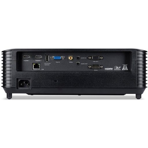 ACER DLP 3D Projektor X1228Hn, XGA (1024x768), 4:3, 4800Lm, 20000/1, HDMI, fekete