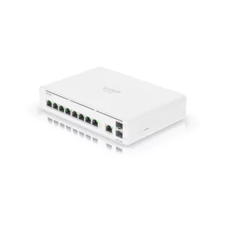   UBiQUiTi UISP Console Switch 9x1000Mbps + 2x10Gbps SFP+, Menedzselhető, Asztali, Rackes - UISP-CONSOLE
