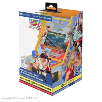   MY ARCADE Játékkonzol Super Street Fighter II Micro Player Pro Portable Retro Arcade 6.75" Hordozható, DGUNL-4185