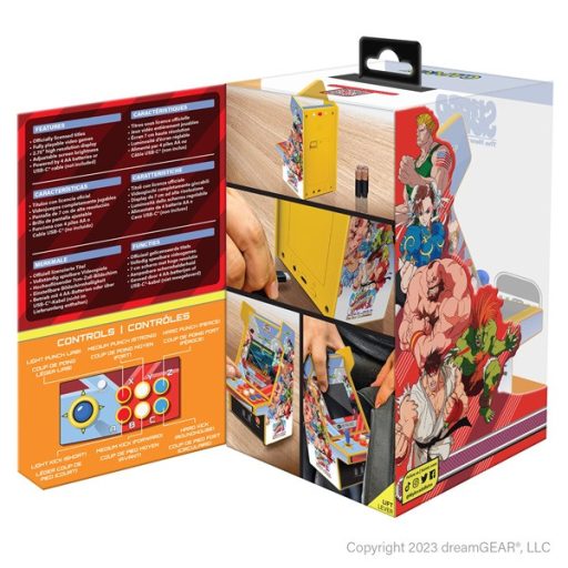 MY ARCADE Játékkonzol Super Street Fighter II Micro Player Pro Portable Retro Arcade 6.75" Hordozható, DGUNL-4185