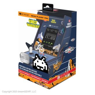   MY ARCADE Játékkonzol Space Invaders Micro Player Pro Portable Retro Arcade 6.75" Hordozható, DGUNL-7004