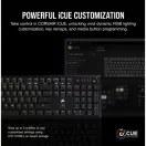 CORSAIR Vezetékes Billentyűzet Gaming, K70 CORE RGB, Mechanikus, MLX Red switch, 104 gombos, US, fekete