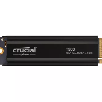 CRUCIAL SSD M.2 PCIe Gen4 NVMe 1TB T500 with heatsink