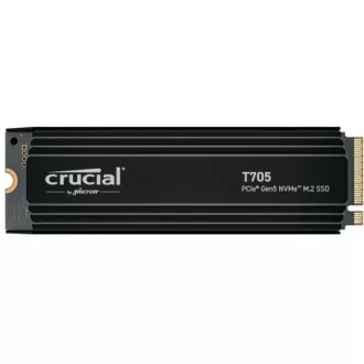 CRUCIAL SSD M.2 PCIe Gen5 NVMe 4TB T705 with heatsink