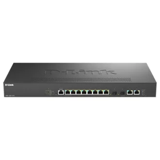   D-LINK Switch 8x2.5Gbps + 2x10G SFP+ Multi-Gigabit Fémházas Asztali, DMS-1250-12TP/E