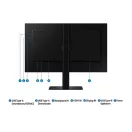 SAMSUNG IPS 100Hz monitor B2B 27" S60D, 2560x1440, 16:9, 350cd/m2, 5ms, HDMI/DisplayPort/3xUSB, Pivot
