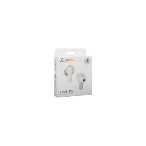 SBOX EB-TWS05-BE IN-EAR BT FÜLHALLGATÓ + MIKROFON bézs