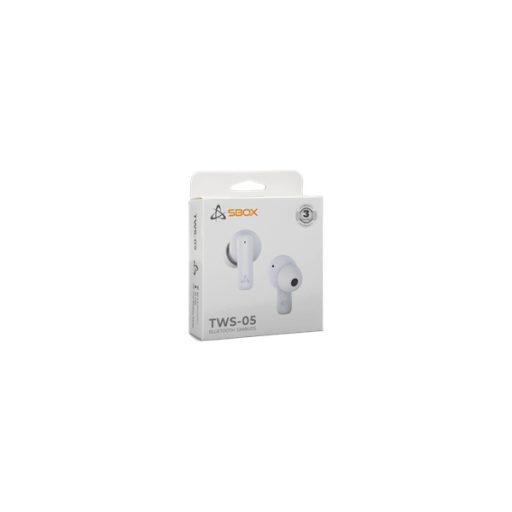 SBOX EB-TWS05-W IN-EAR BT FÜLHALLGATÓ + MIKROFON fehér