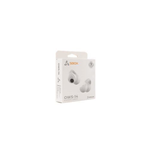 SBOX EB-OWS14-W BT EARBUDS FÜLHALLGATÓ + MIKROFON, fehér