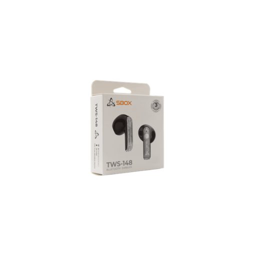 SBOX EB-TWS148B BT EARBUDS FÜLHALLGATÓ + MIKROFON, fekete