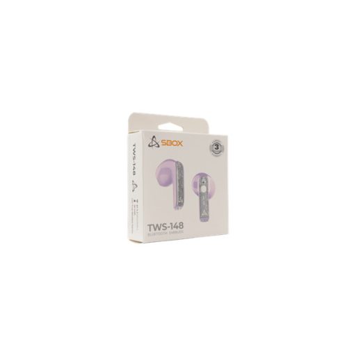 SBOX EB-TWS148U BT EARBUDS FÜLHALLGATÓ + MIKROFON, lila