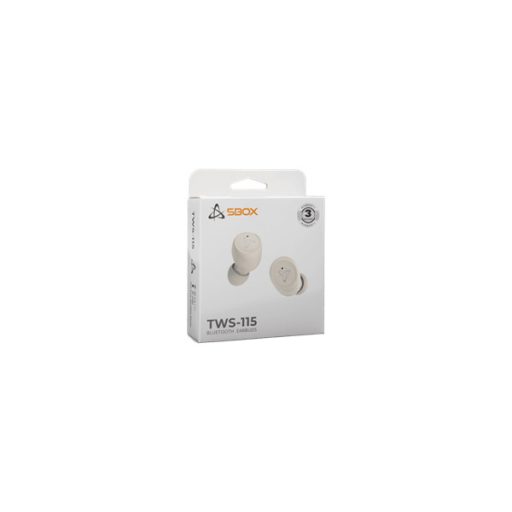 SBOX EB-TWS115BE BT EARBUDS FÜLHALLGATÓ + MIKROFON, bézs