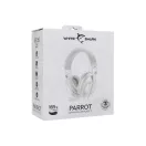 WHITE SHARK PARROT-W/G, GH-2440W/G, gamer fejhallgató, fehér/szürke