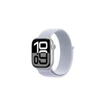   Apple Watch S10 Cellular 42mm Silver Alu Case with Blue Cloud Sport Loop