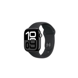   Apple Watch S10 Cellular 42mm Jet Black Alu Case with Black Sport Band - S/M