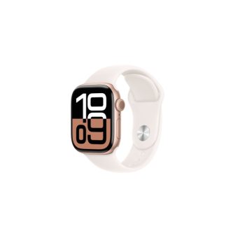  Apple Watch S10 Cellular 42mm Rose Gold Alu Case with Light Blush Sport Band - S/M