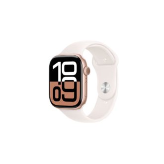   Apple Watch S10 Cellular 46mm Rose Gold Alu Case with Light Blush Sport Band - S/M