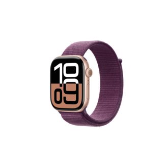   Apple Watch S10 Cellular 46mm Rose Gold Alu Case with Plum Sport Loop