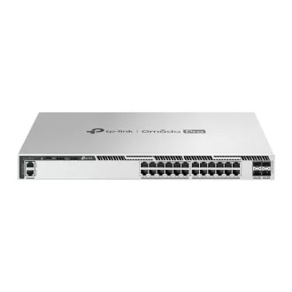   TP-LINK Switch 24x1000Mbps + 4x10Gbps SFP+ Layer3 Rackes Omada Pro, S6500-24G4XF