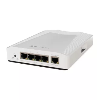   MIKROTIK Switch 1x1000Mbps + 4x10Gbit SFP+, Menedzselhető, Asztali, CRS304-4XG-IN