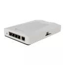 MIKROTIK Switch 1x1000Mbps + 4x10Gbit SFP+, Menedzselhető, Asztali, CRS304-4XG-IN