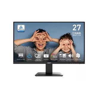   MSI Monitor Business PRO MP273U 27" UHD 3840x2160, IPS, 16:9, 60Hz, 4ms, 300cd/m2, 1000:1, 2x HDMI, DP, Black