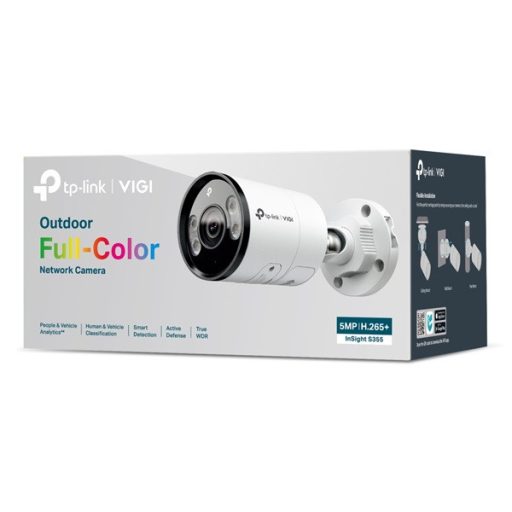 TP-LINK IP Kamera kültéri színes éjjellátó 5 Megapixel, 2.8mm Objektív, INSIGHT S355(2.8MM)