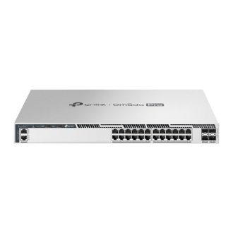   TP-LINK Switch 24x2.5Gbps + 4x25Gbps SFP28 Layer3 Rackes Omada Pro, S6500-24M4Y