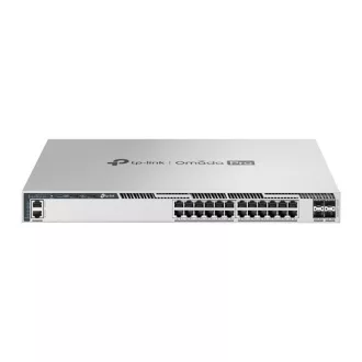   TP-LINK Switch 24x2.5Gbps(POE++) + 4x25Gbps SFP28 Layer3 Rackes Omada Pro, S6500-24MPP4Y