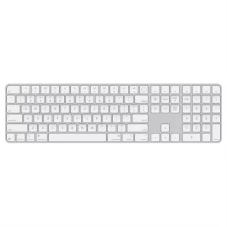   Apple Magic Keyboard (2024) w Touch ID and Numeric Keypad - Hungarian - White Keys