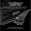 CORSAIR Tápegység Moduláris, RM1000e, 1000W, 12cm, ATX 3.1, PCIe 5.1, BOX, Cybenetics Gold