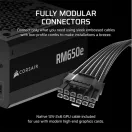 CORSAIR Tápegység Moduláris, RM650e, 650W, 12cm, ATX 3.1, PCIe 5.1, BOX, Cybenetics Gold