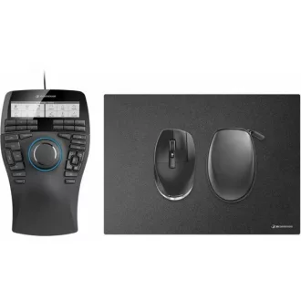   3DCONNEXION Egér - SpaceMouse Enterprise Vezetékes Kit 2, Fekete