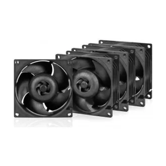  ARCTIC COOLING Szerverhűtő Ventilátor S8038-10K Fekete, 8cm (4-PACK)