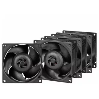   ARCTIC COOLING Szerverhűtő Ventilátor S8038-7K Fekete, 8cm (4-PACK)