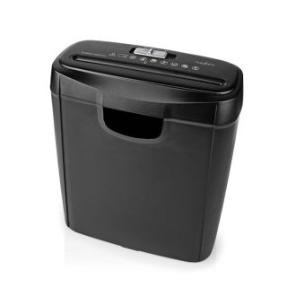  Nedis PASH112BKA4 iratmegsemmisítő, A4- es, 10L megsemmisített irat, DIN P-2 biztonsági szint – 6 mm széles csíkok