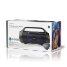 Nedis SPBB310BK akkumulátoros party boombox, 120W, Bluetooth, 10 m hatótávolság, USB, microSD , 6 óra vez nélkül