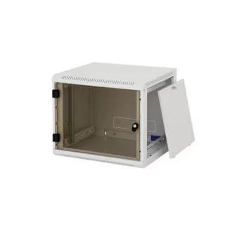   KELINE Faliszekrény 12U 600x595mm mély 19" Mély levehető és zárható oldalfalakkal