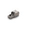 KELINE Szerszám nélkül szerelhető rövid (39 mm)  RJ45/s dugó,  Cat 7A, Cat 7, Cat 6A, Cat 6, Cat 5E fali kábelekre