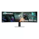 SAMSUNG Ívelt Gaming 144Hz OLED monitor 49" G91SD, 5120x1440, 32:9, 250cd/m2, 0.03ms, HDMI/Micro HDMI/DP