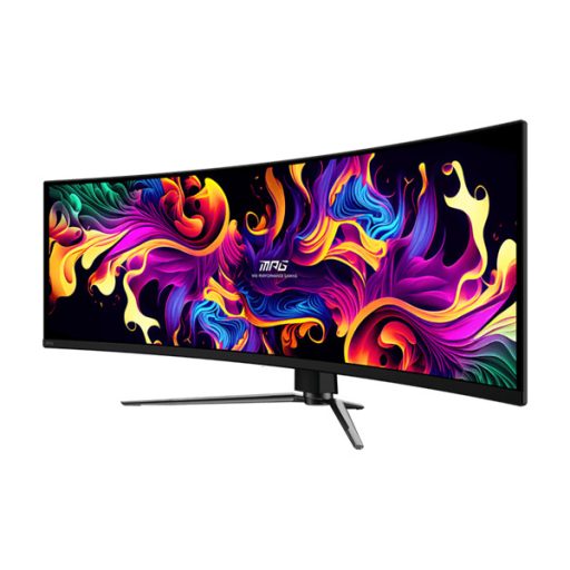 MSI Monitor GAMING MPG 491CQPX QD-OLED Ívelt 49" 5120x1440, 32:9, 1800R, 0,03ms, 240Hz, 2x HDMI, DP, USB-C, Black