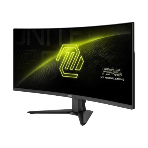 MSI Monitor GAMING MAG 346CQ Ívelt 34" UWQHD, 3440x1440, 180Hz VA 21:9, 1500R, 300cd/m2, 1 ms, 2x HDMI, DP, Black
