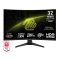 MSI Monitor GAMING MAG 325CQF Ívelt RapidVA 31,5" QHD 2560x1440, 4000:1 CR, 400nits, 1ms, 180Hz, DP, 2x HDMI, USB-C