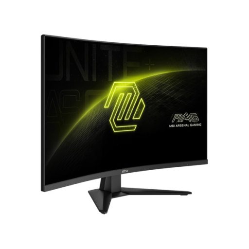 MSI Monitor GAMING MAG 325CQF Ívelt RapidVA 31,5" QHD 2560x1440, 4000:1 CR, 400nits, 1ms, 180Hz, DP, 2x HDMI, USB-C