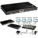 TECHLY HDMI splitter, 1 in 4 out, 30 méter, 4K Ultra HD