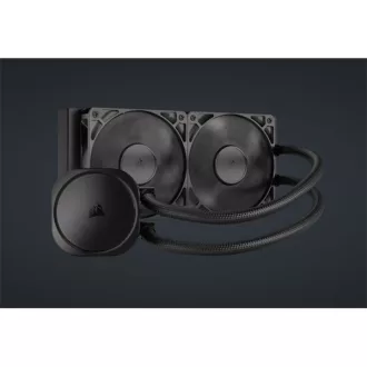   CORSAIR CPU hűtő NAUTILUS 240 RS Liquid CPU Cooler (vízhűtés), 2 Ventilátoros, LGA1700 és LGA1851 támogatással, fekete