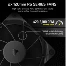 CORSAIR CPU hűtő NAUTILUS 240 RS Liquid CPU Cooler (vízhűtés), 2 Ventilátoros, LGA1700 és LGA1851 támogatással, fekete