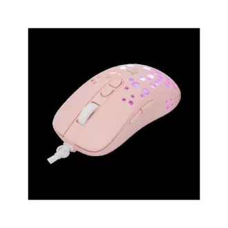   WHITE SHARK TRISTAN-P  WS GM-9004P vezetékes gamer egér 7D / 12000 dpi pink RGB