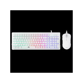   BARACUDA BGC-011W ORCA-W gamer combo fehér billentyűzet (memb. ang.) + egér